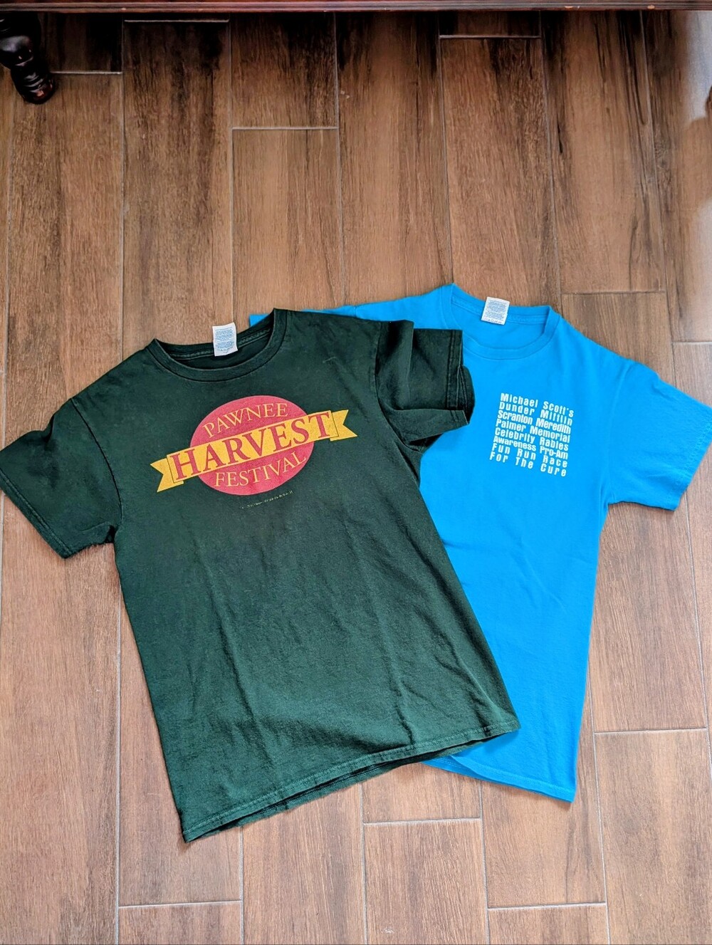Set of (2) NBC Tees, S